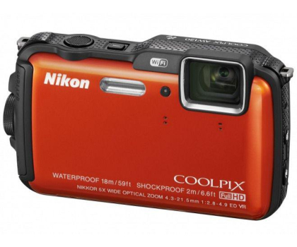 Aparat Nikon COOLPIX AW120 pomarańczowy